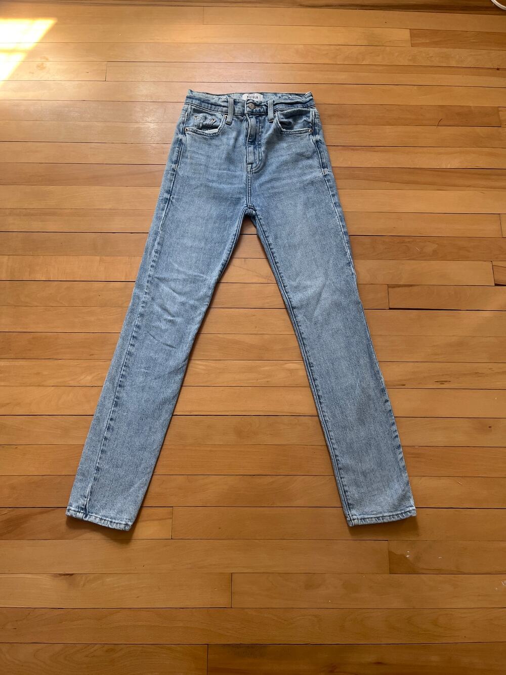 PISTOLA Cara High Rise Vintage Skinny Jeans Formosa Wash 24 EUC